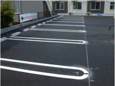 ライン一本で、行動が変わる駐車場のデザイン