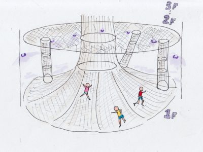 西新井ギャラクシティの巨大ネット遊具「スペースあすれちっく」を徹底解剖！